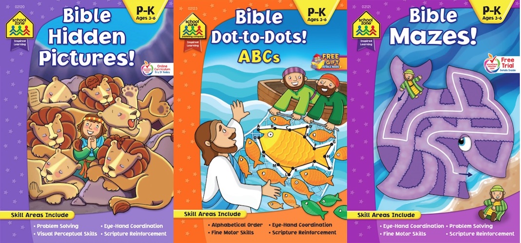 Preschool Bible Workbooks